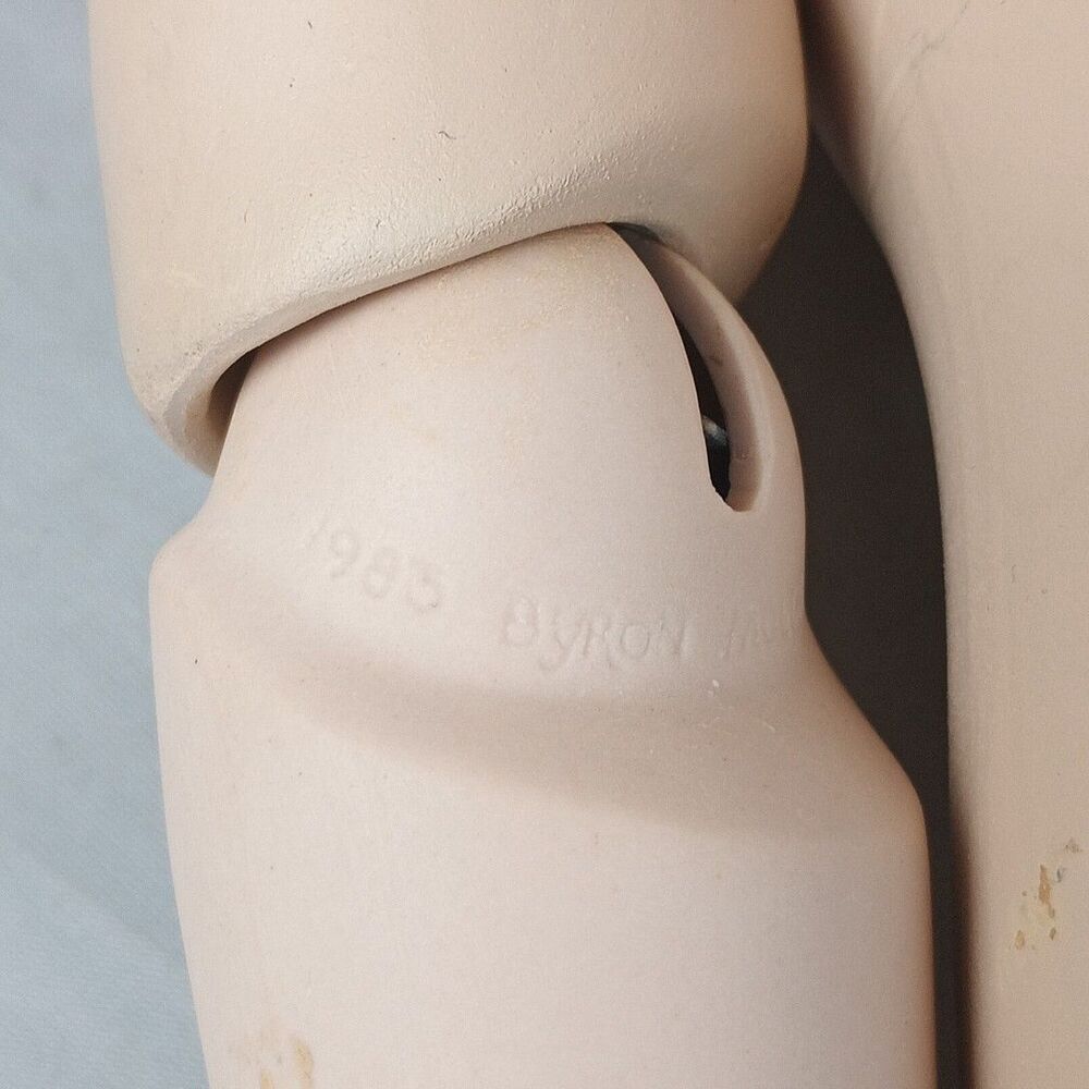 21" Tall Byron Molds 83 Composition Doll Body Jointed Lady Body Bisque Head Hair - Picture 2 of 11